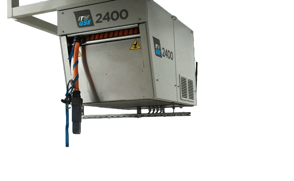 90 kVA ground power and a tidy cable coil in one enclosure with the 2400 Power Coil